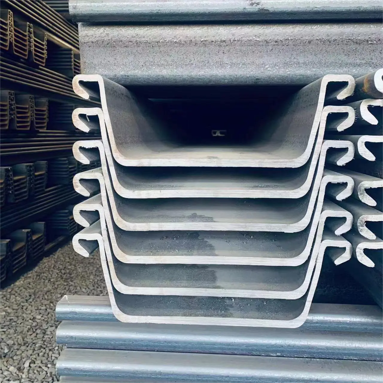 Hot Rolled Used 400x125x13mm U Steel Sheet Piles 12M 15M Top Hat Concrete Mould Z Type ASTM