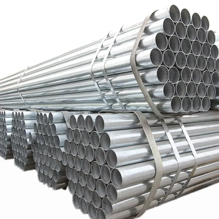 1 Inch 4 Inch 6 Inch ASTM A106 A53 SCH40 Q235 Galvanized Steel Pipe Round Tube Can Be Cut to Order Stock Sufficient