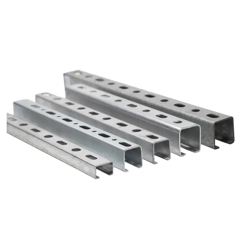 Factory's High-quality 1.8-3.0mm Galvanized Steel Purlins and C-shaped Steel Channels