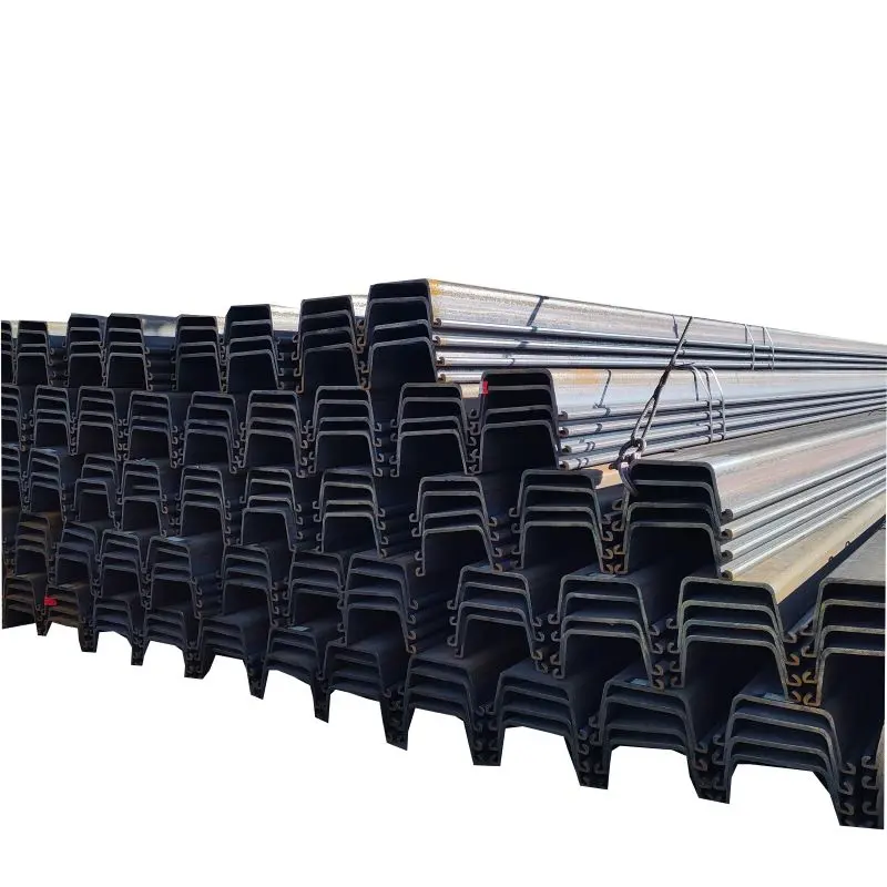 China Sy295 Sy390 Type 2 Type3 Steel Profile U Shape Pile Sheet Pile
