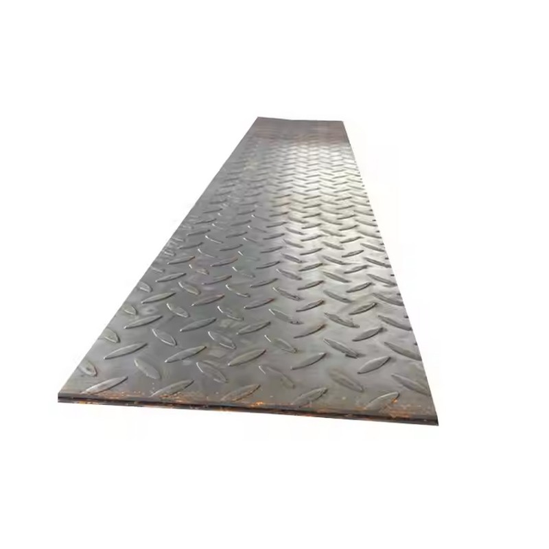 Non-Slip Surface Galvanized Checkered Steel Plate
