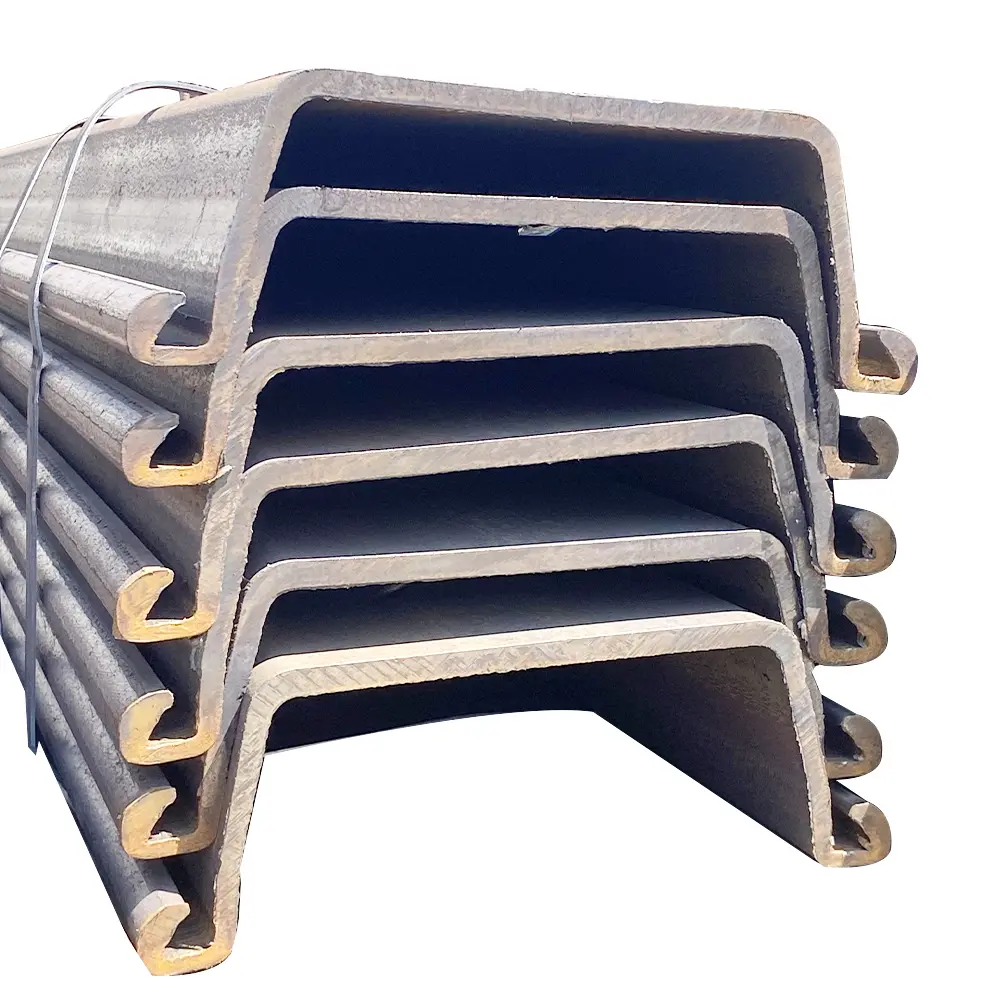 Chinese Supplier Sheet Pile Type 2 Sheetpile Steel Profile U with Low Price