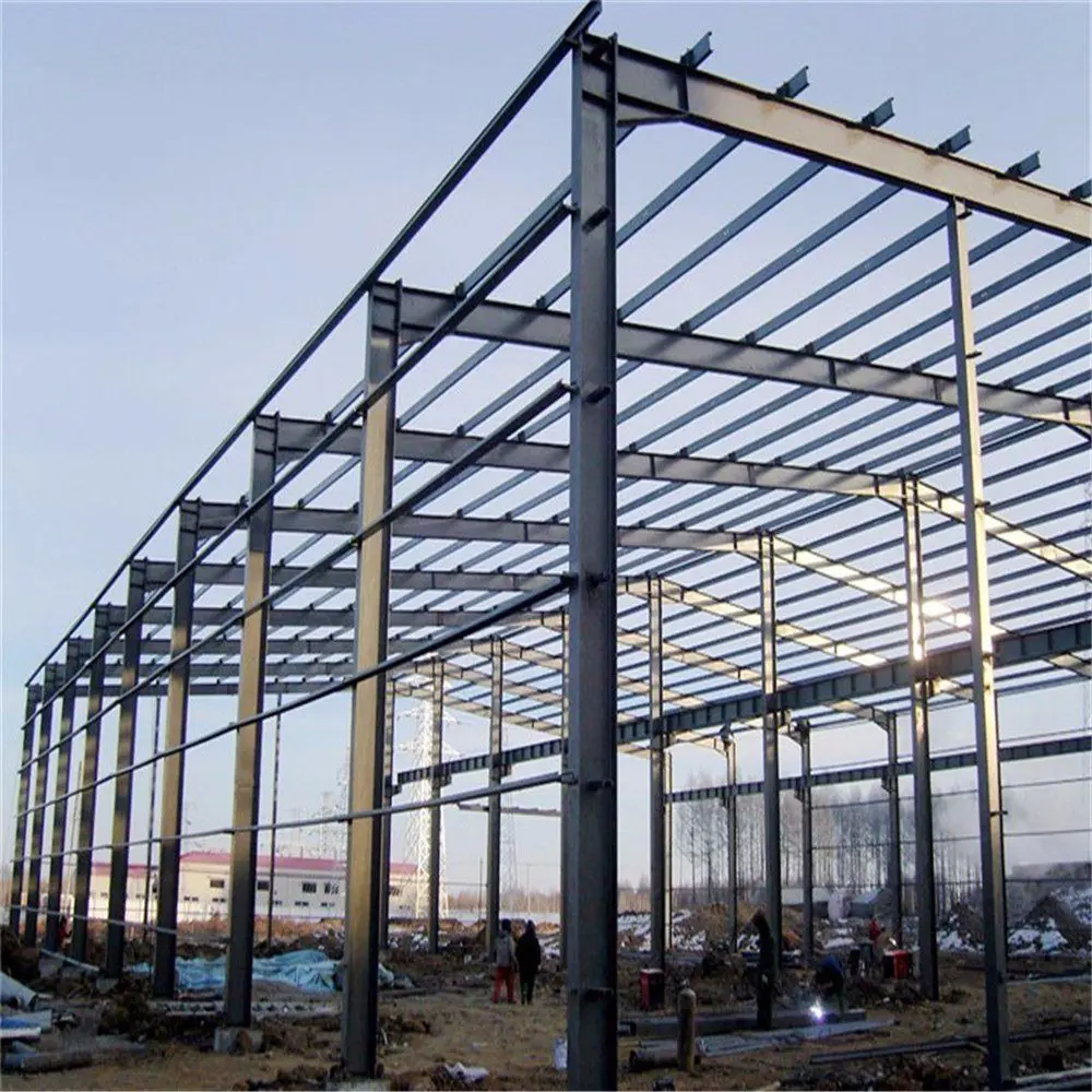Prefab Build Metal Frame Steel Structure Storag...