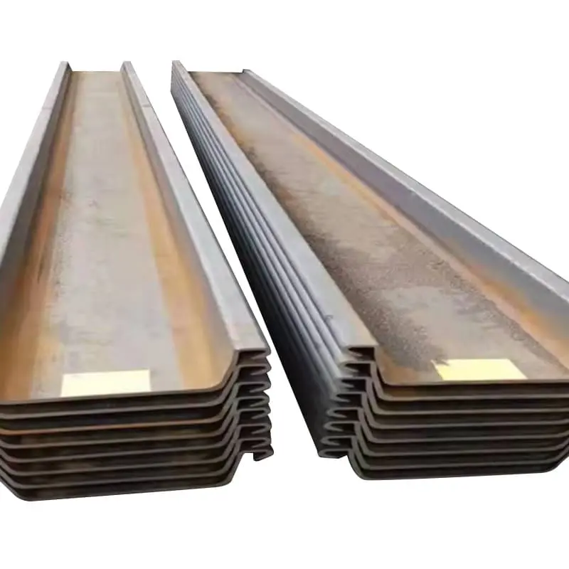 Type U Sheet Pile 6/9/12m Steel Profile GB JIS EN Carbon Steel Factory Customization Steel Structure Accessories