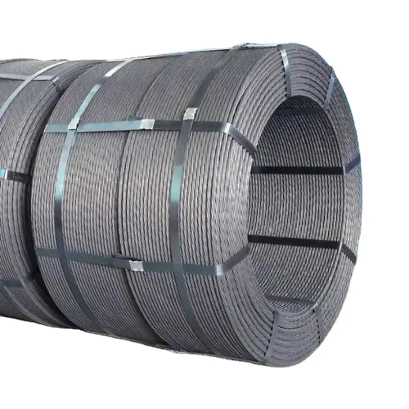 Direct Pre-Tensioned Steel Strand Low Relaxation High Strength 1860Mpa 9.53mm PC Strand